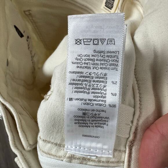 Madewell Mid Rise Slim Leg Stovepipe Jeans US Women's 26 Petite - Picture 6 of 7